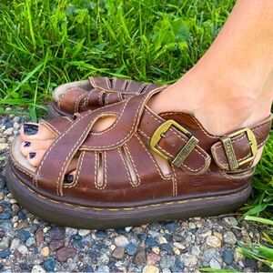 Doc Marten Vintage Brown Sandal